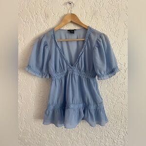 Romantic RARE Vintage Y2K Babydoll Coquette Top